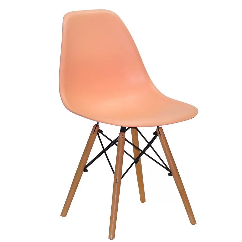 Стул EAMES 64 BEECH Розовый (113048) - фото 1