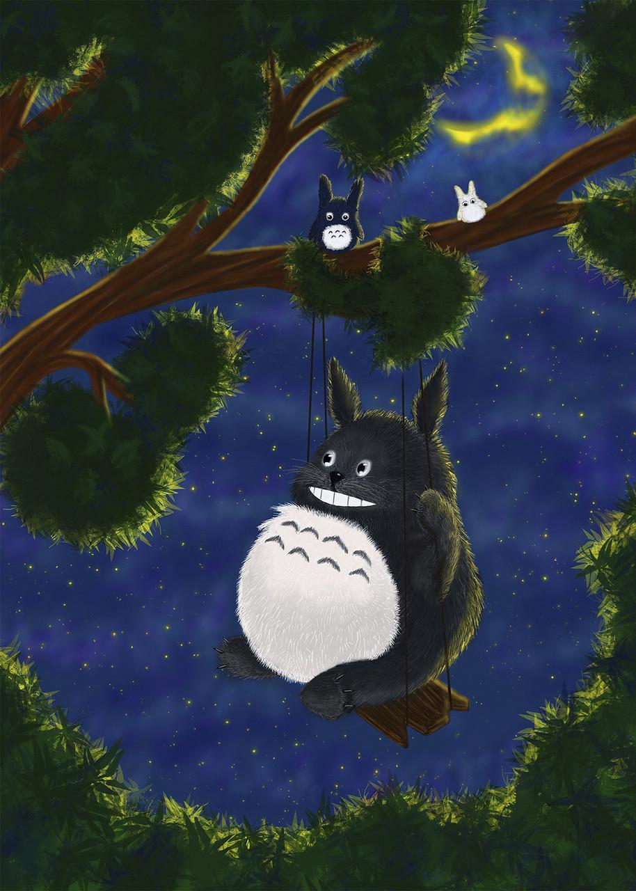 Картина GeekLand My Neighbor Totoro Fan 40х60 см (NT 09.060)