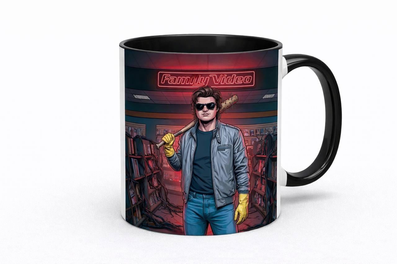 Кружка керамічна Стів Харінгтон Stranger Things 330 мл Кружка керамічна Стів Харінгтон Stranger Things 330 мл