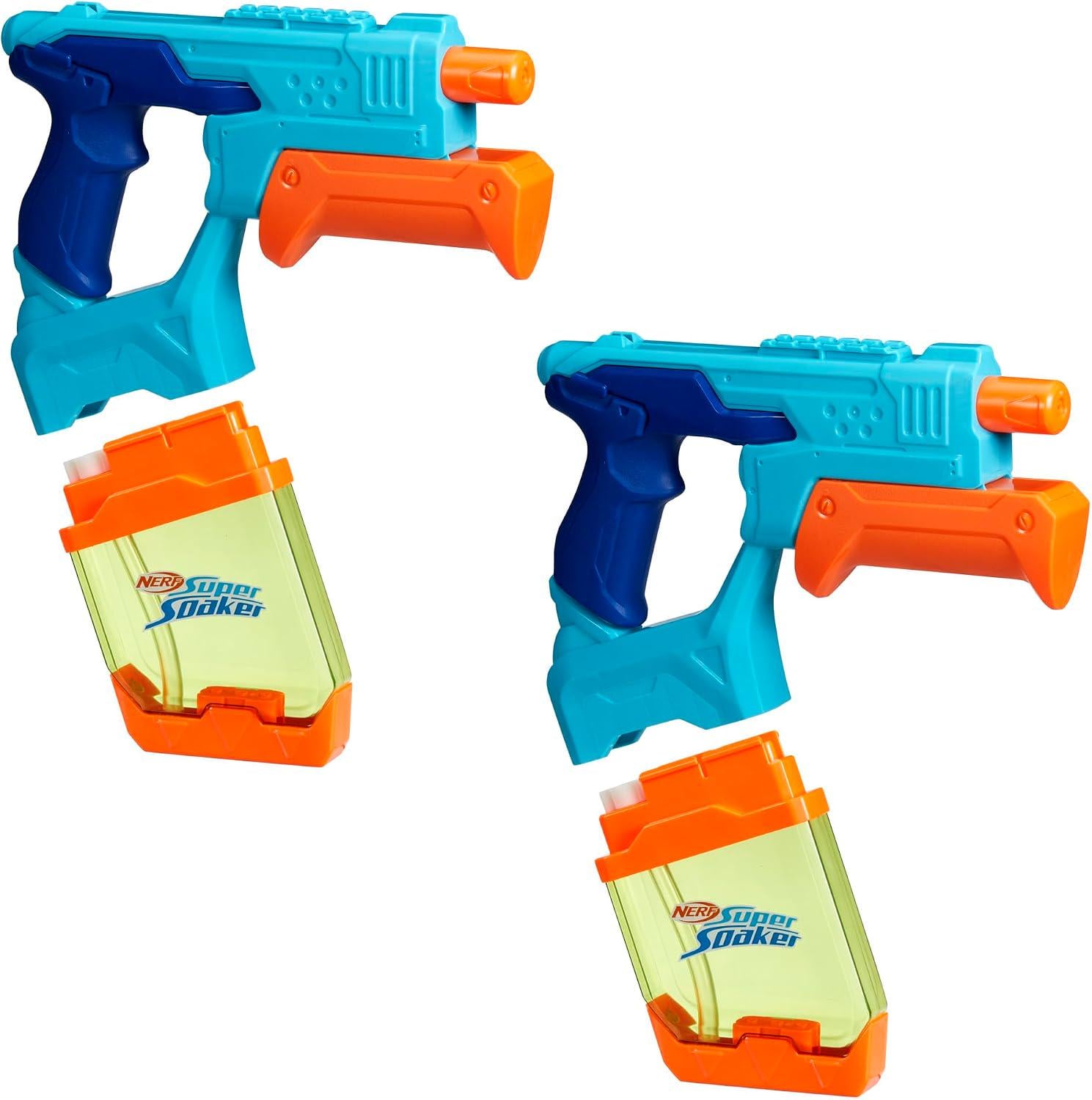 Набор водяных бластеров Hasbro Nerf Super Soaker Dunk-Fill 2-Pack G0995 2 шт. 300 мл от 6 лет (SKU-352)