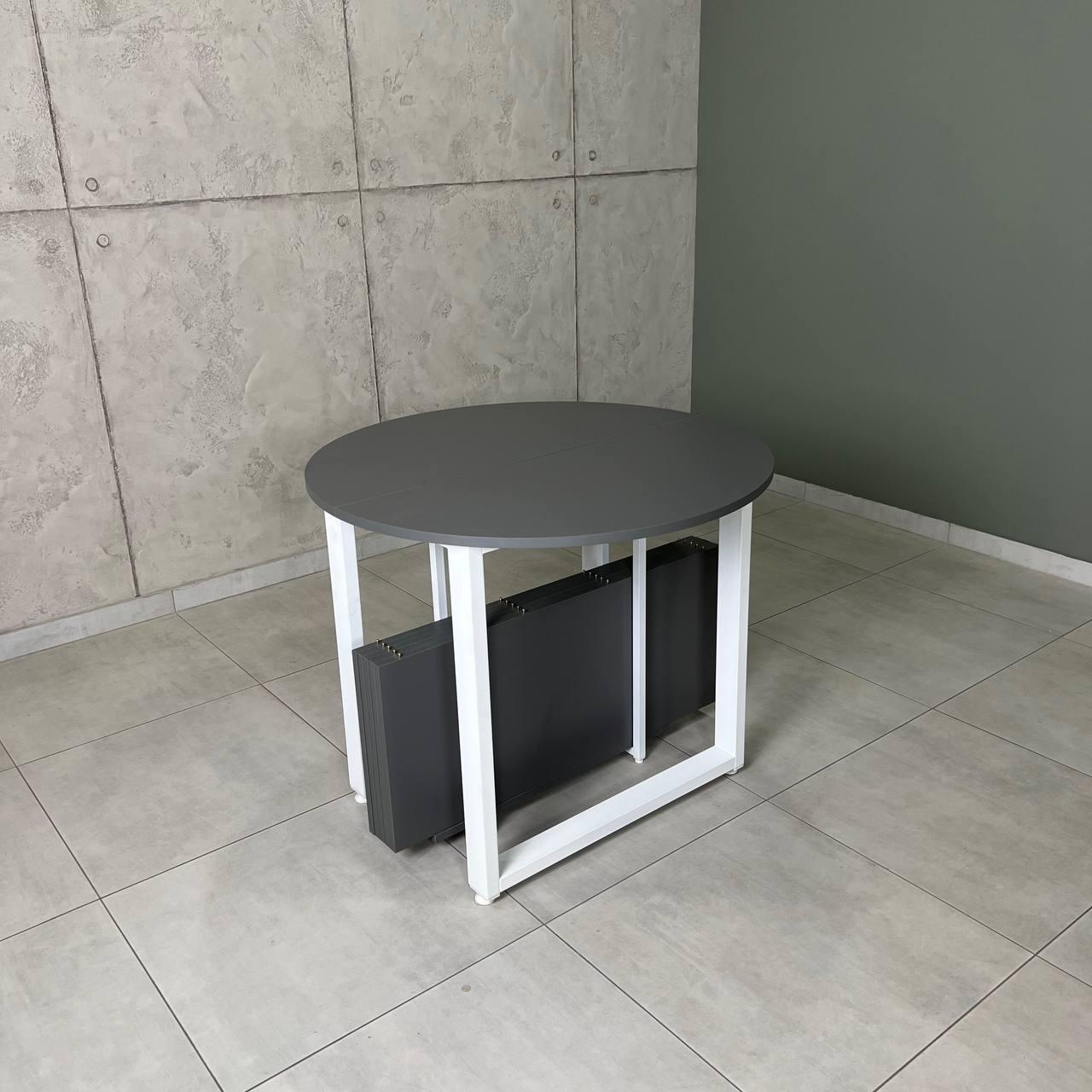 Обеденный стол раздвижной LONG 2,9 м Антрацитовый/Белый (УТП019240) - фото 2 Обеденный стол раздвижной LONG 2,9 м Антрацитовый/Белый (УТП019240) - фото 2