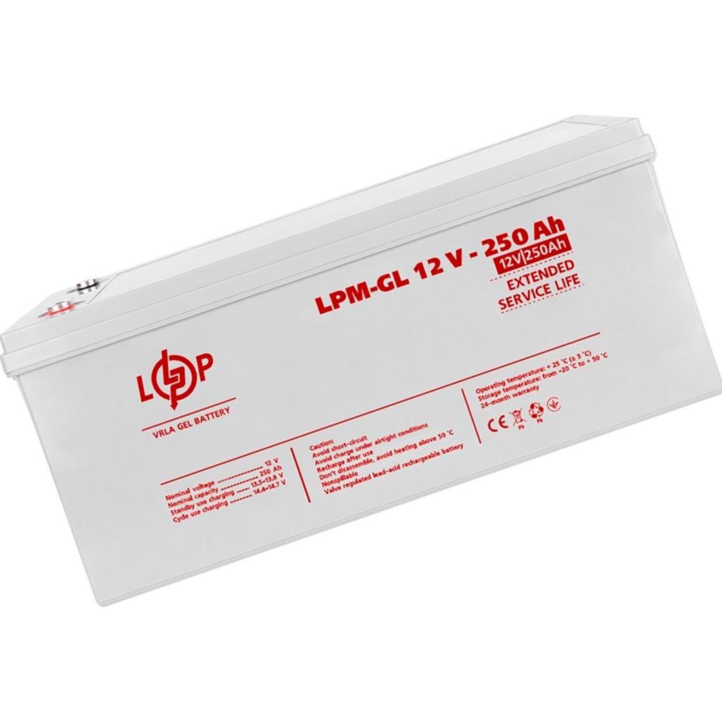 Аккумулятор для ИБП LogicPower LPM-GL 12V/250 Ah (21081) - фото 2 Аккумулятор для ИБП LogicPower LPM-GL 12V/250 Ah (21081) - фото 2