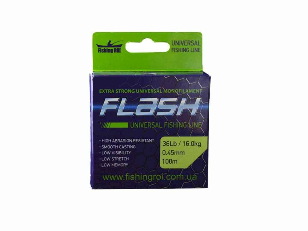 Леска Fishing ROI 0,27 мм 7,5 кг 100 м FLASH Universal Line (47-00-027)