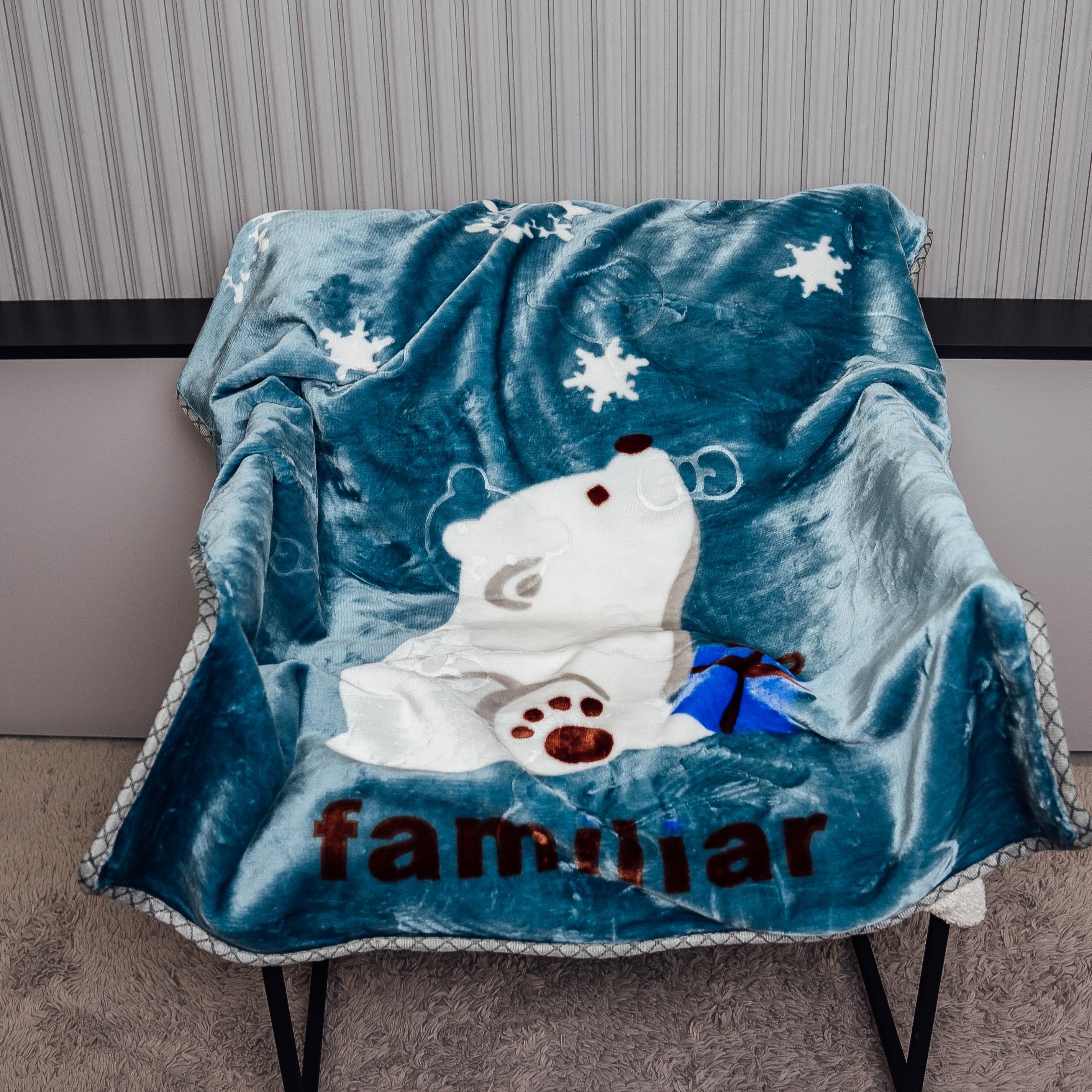 Плед детский Уют 100х110 см Темно-зеленый (88200) - фото 1 Плед детский Уют 100х110 см Темно-зеленый (88200) - фото 1