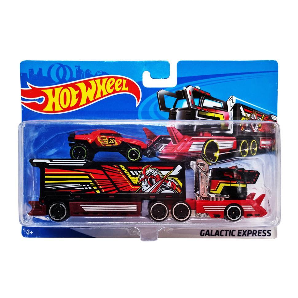 Ігровий набір машинок t h708 1 Червоний з трейлером (RLT35333)