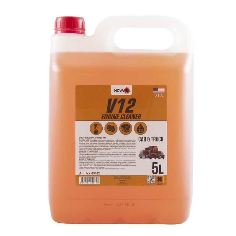 Очиститель поверхности двигателя NOWAX V12 Engine Cleaner 5 л (NX05142)