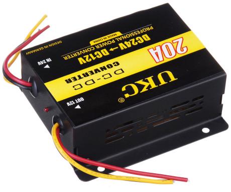 Конвертер UKC DC/DC 24 V-12 V 20 A 240 Вт 295 г (5-6-8593)