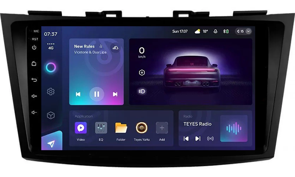 Штатна магнітола Teyes CC3 2K 4+32 Gb Suzuki Swift 4 2011-2017 9" (AR-75826)