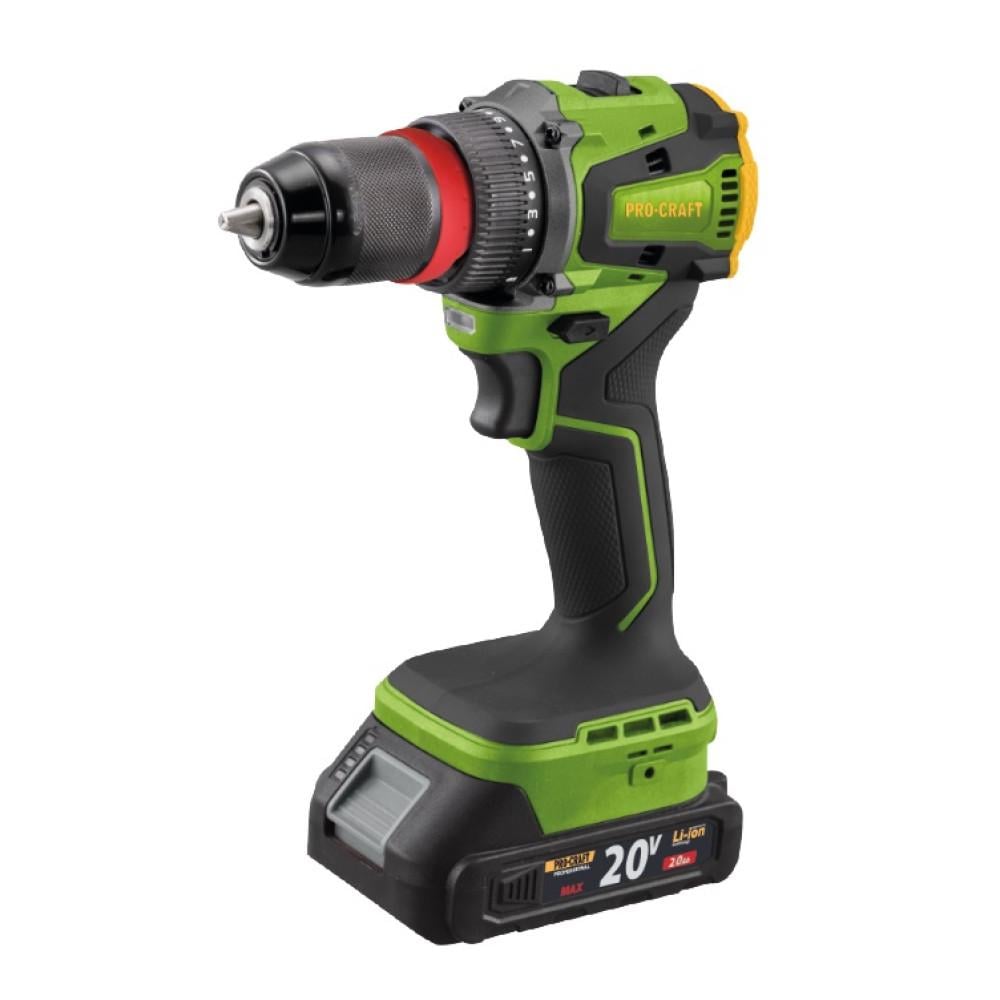 Шуруповерт аккумуляторный Procraft PA20Li DFR с 1 акб и зп (000209)