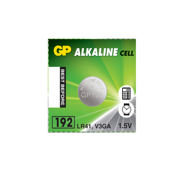Батарейка щелочная GP 192/LR41/G3 1,5V (3363)