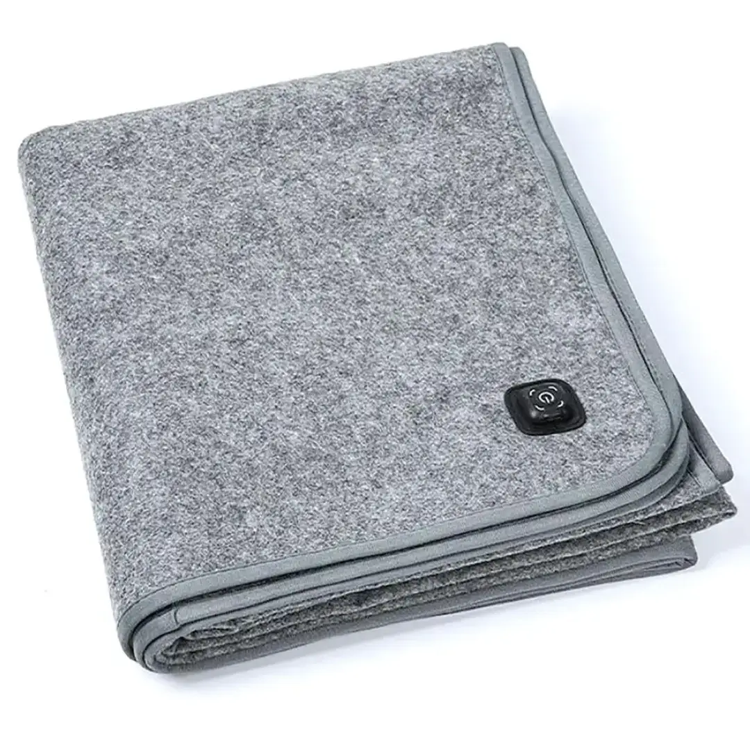 Электропростынь на USB 160х80 см на 3 режима подогрева Серый (USB160)