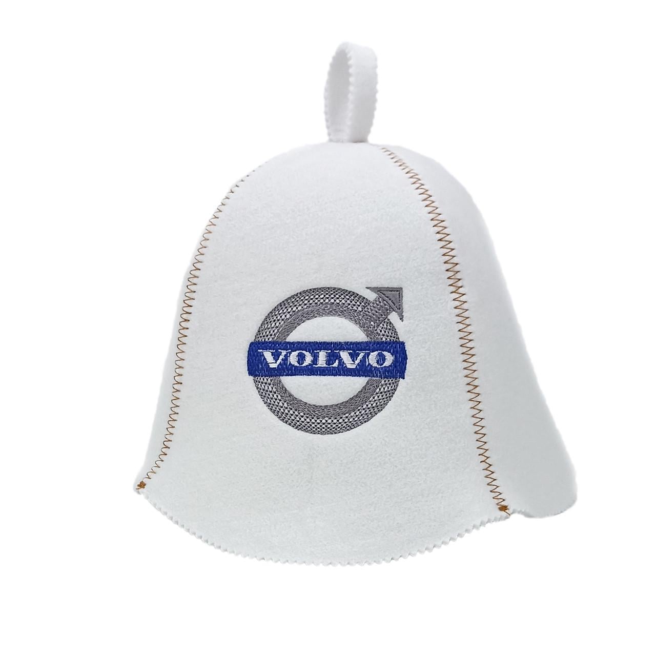 Банная шапка Luxyart Volvo искусственный фетр Белый (LA-316)