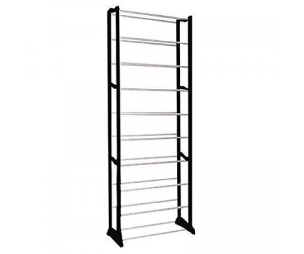 Полка для обуви Amazing Shoe Racks 8001 30 пар 10 полок Черный