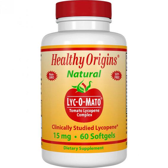Ликопин Healthy Origins Lyc-O-Mato Tomato Lycopene 15 мг 60 Softgels
