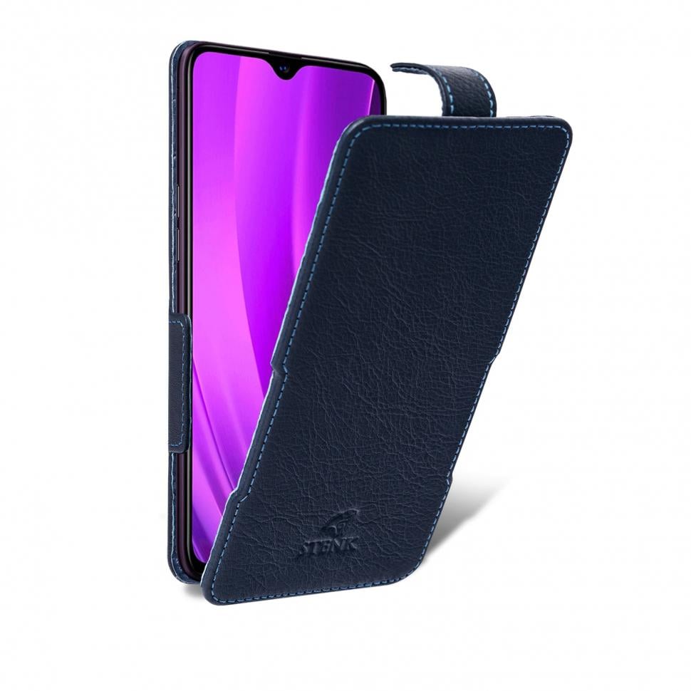 Чехол флип Stenk Prime для Realme 3 Синий (66550)