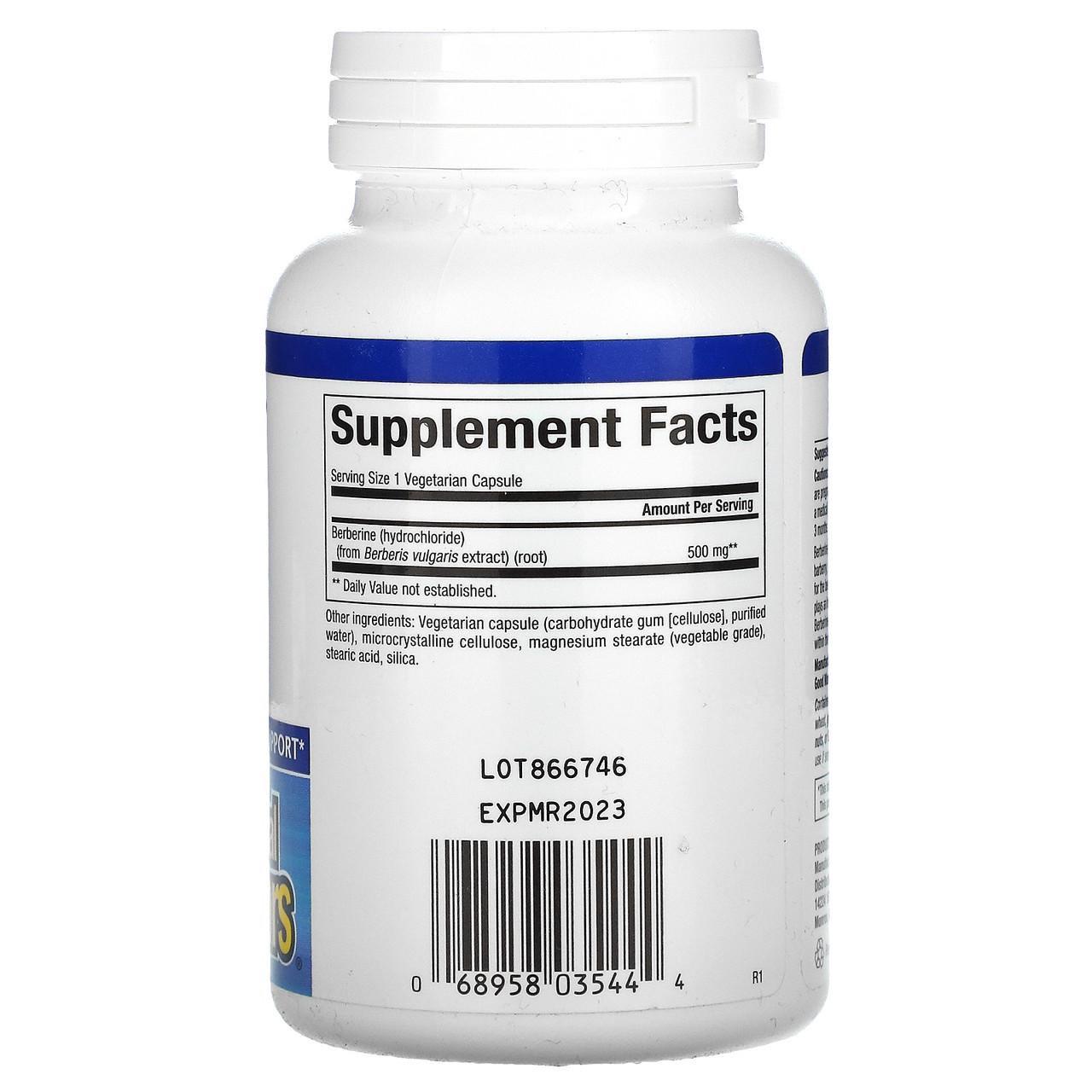 Берберин Natural Factors WellBetX Berberine 500 мг 60 вегетаріанських капс. - фото 2