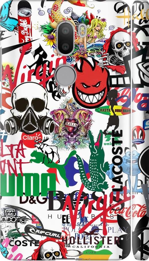 Чехол на Xiaomi Mi 5s Plus Many different logos (4022c-396-42517)