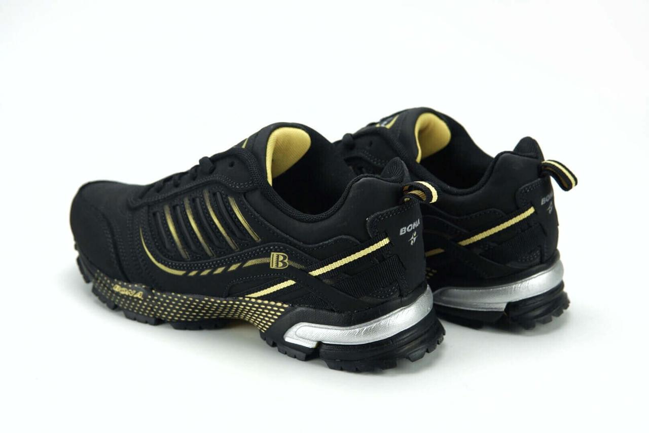 Кроссовки женские Bona 687E-2 нубук р. 41 Темно-серый (02408) - фото 4