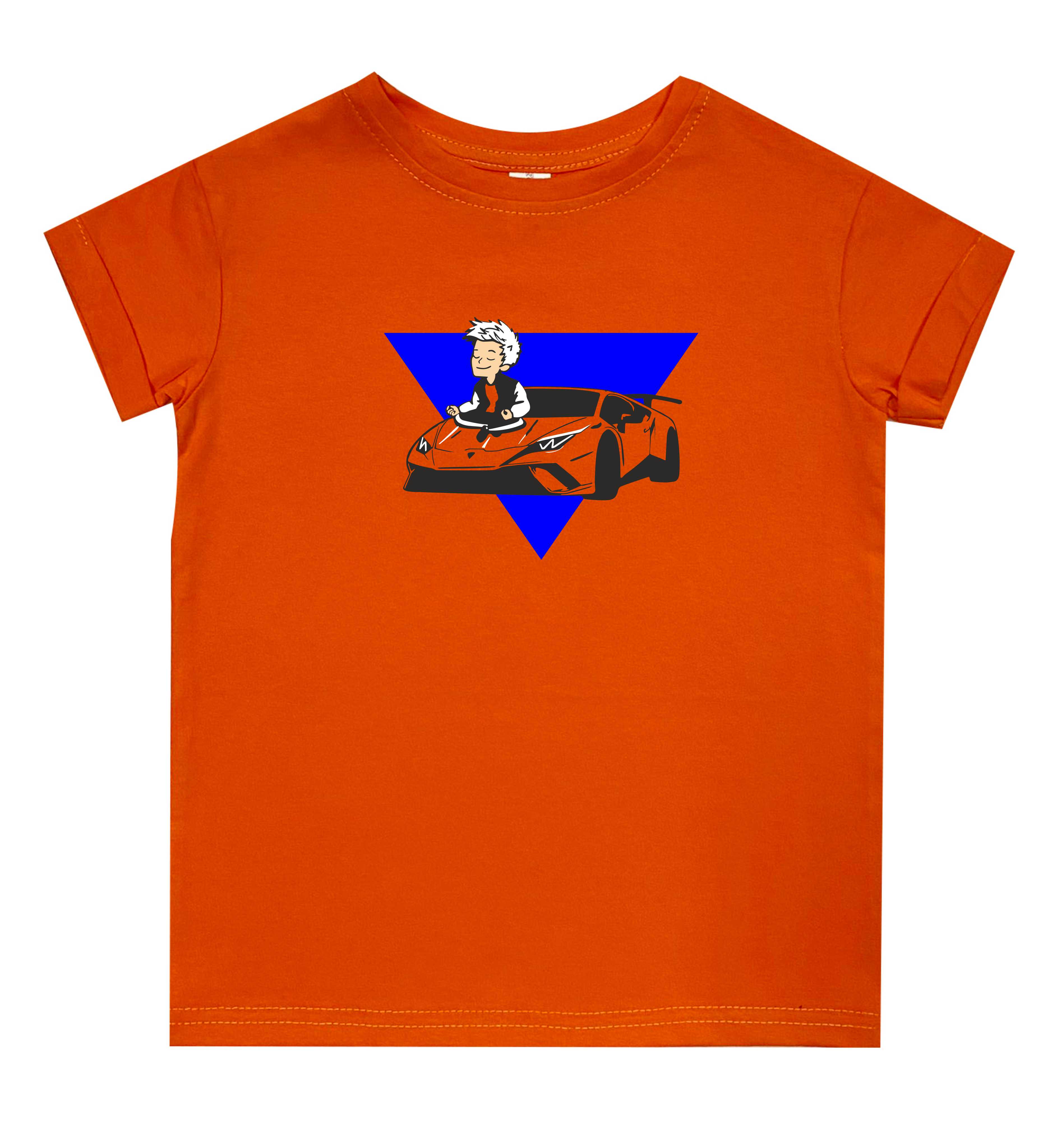 Футболка Spinogriz СПИ2020 Ламба А4 р. 110 см см Помаранчевий