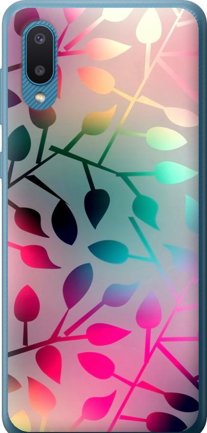 Чехол на Samsung Galaxy A02 A022G Листья (2235u-2260-42517)
