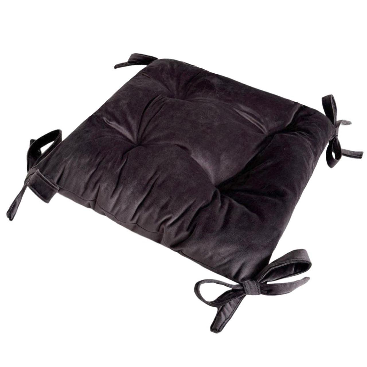 Подушка для стула/кресла/табурета 40х40х8 см Темно-коричневый (1885510354) - фото 2 Подушка для стула/кресла/табурета 40х40х8 см Темно-коричневый (1885510354) - фото 2