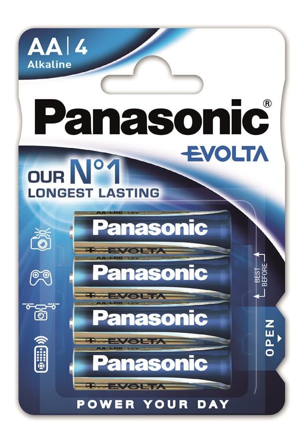 Батарейка Panasonic EVOLTA АА Alkaline LR6EGE/6B2F 1,5В 6 шт. (11401488)