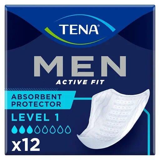 Прокладки урологические для мужчин TENA Man Active Fit Level 1 12 шт. 3 кап.