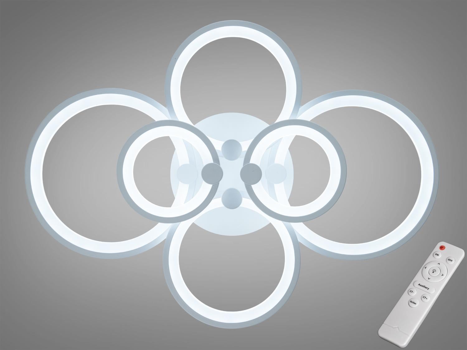 Люстра светодиодная сверхяркая Diasha 115W 8022/6WH Белый