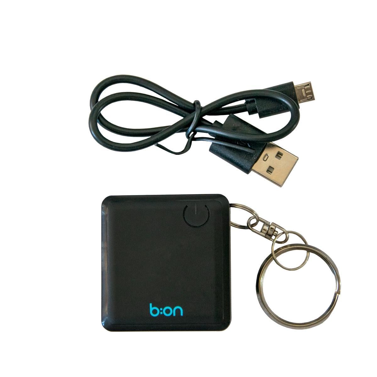 Павербанк-брелок Powerbank Bion с кольцом для ключей 1200 mAh (1009589-Black)