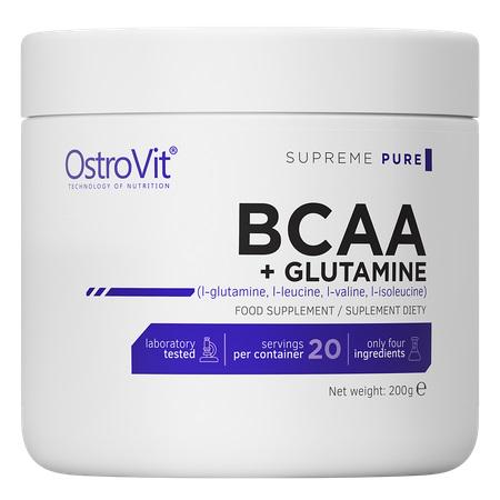 Амінокислотний комплекс Ostrovit BCAA Glutamine 200 г