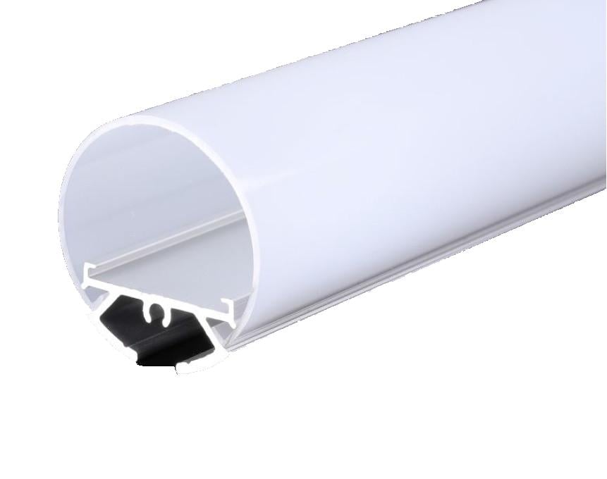 Профиль для светодиодной ленты круглый 3000x64x27,5 мм (28355)