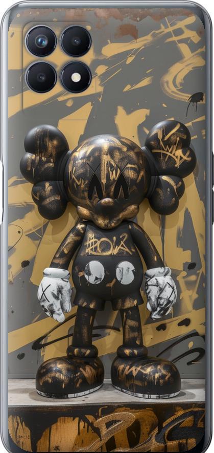 Чехол на Realme Narzo 50 Bronze kaws (6097u-3066-42517)