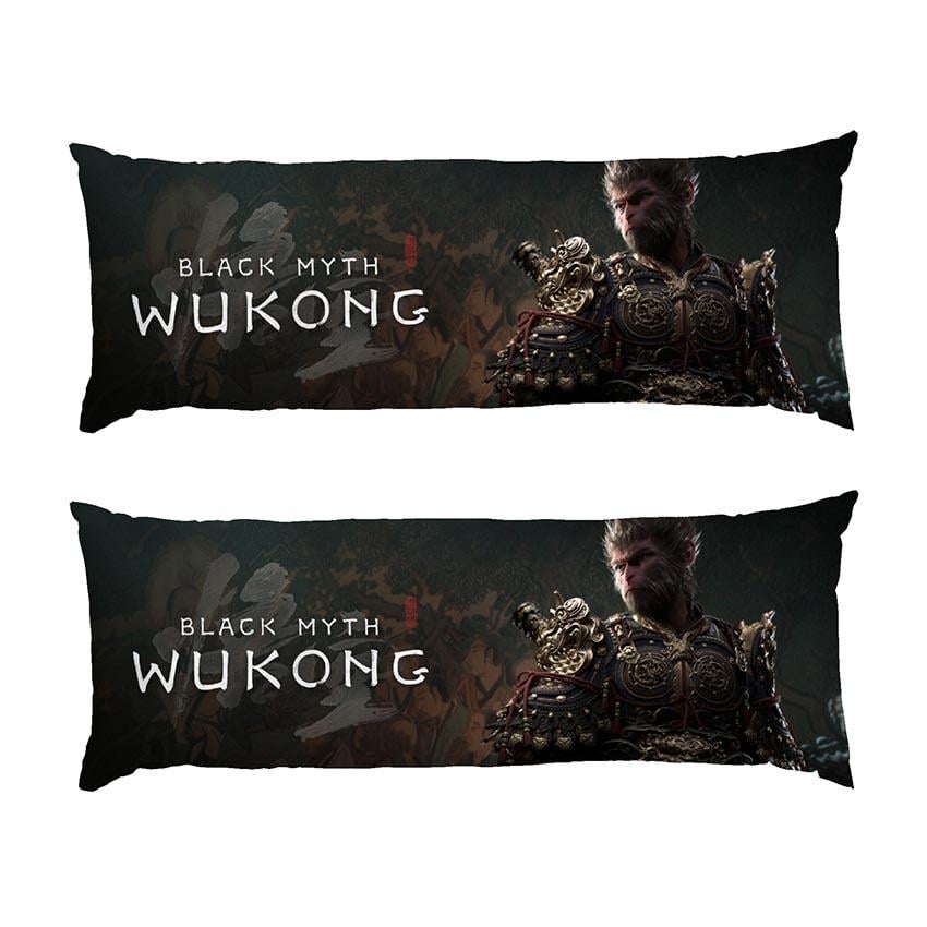 Подушка дакимакура Sun Wukong Protector Black Myth Wukong габардин 70х30 см (114359)