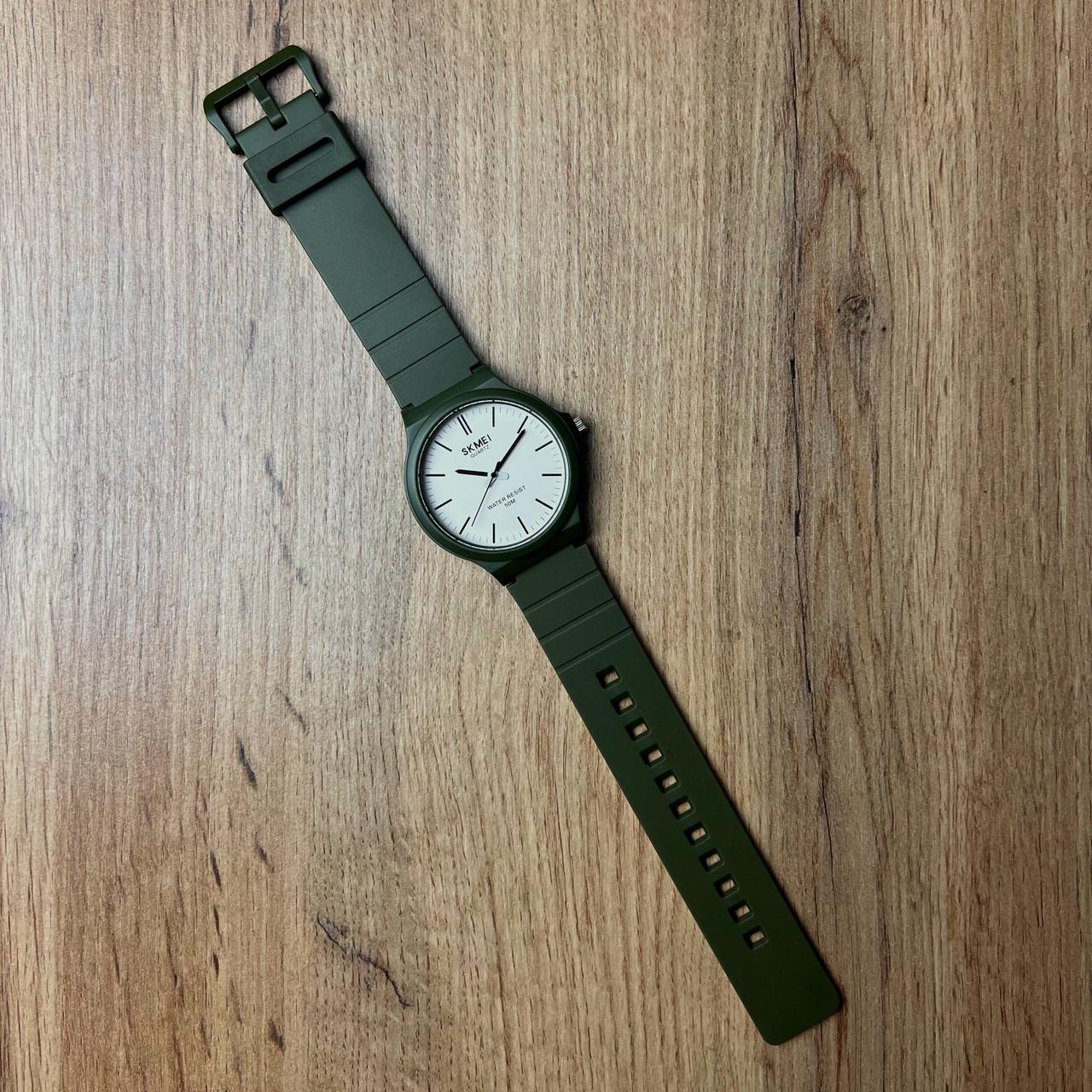 Часы мужские Skmei каучук Хаки (z061-3) - фото 5 Часы мужские Skmei каучук Хаки (z061-3) - фото 5