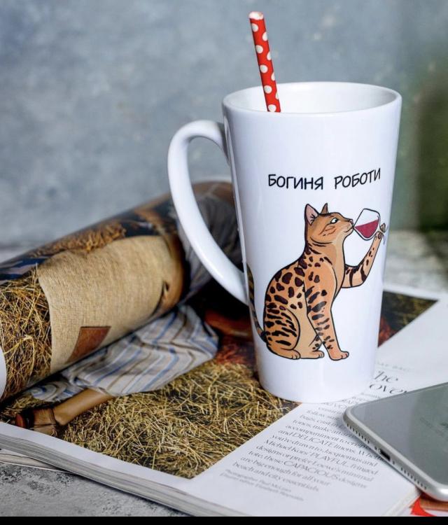 Чашка Богиня роботы 500 мл