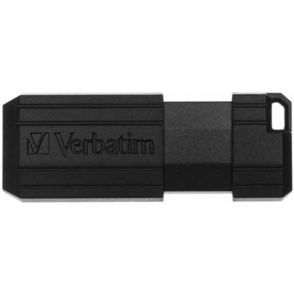 Флешка Verbatim PinStripe 64GB Black (49065)