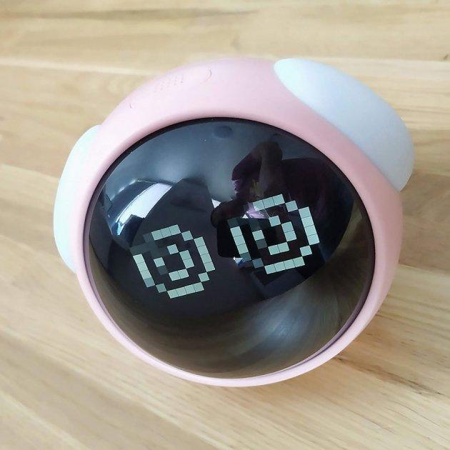 Будильник із нічником Emoji Alarm Clock Pink - фото 8