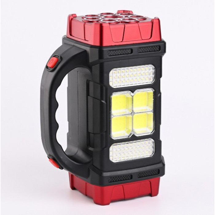 Фонарик аккумуляторный Solar Hurry Bolt HB-1678 2400 мА/ч с солнечной панелью (8-17-25101Н)