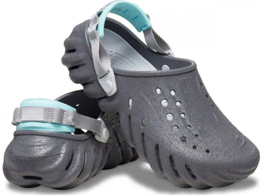 Сабо чоловічі Crocs Echo Clog Sandstorm Slate Grey/Multi Сірий (27476)