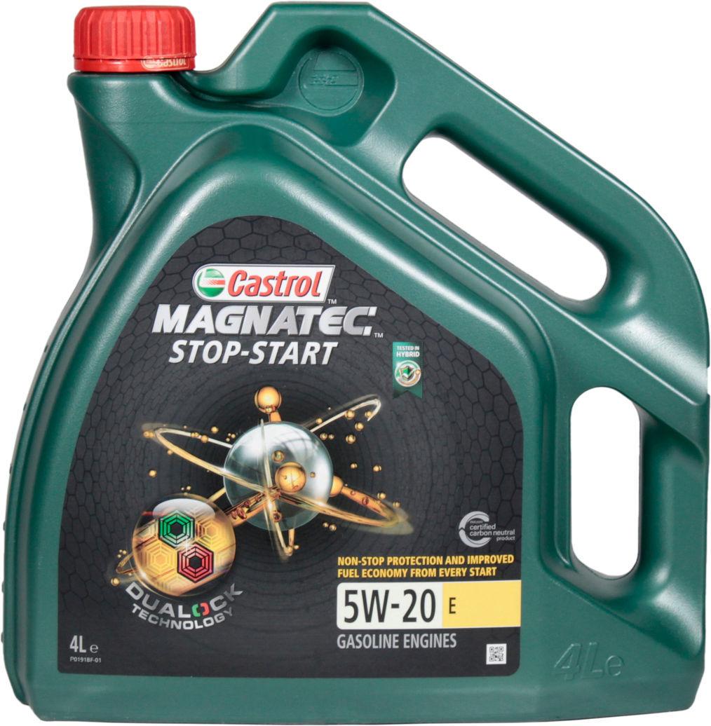 Моторное масло Castrol Magnatec Stop-start E 15d8ef бензин/дизель 5W-20 4 л (1400664)