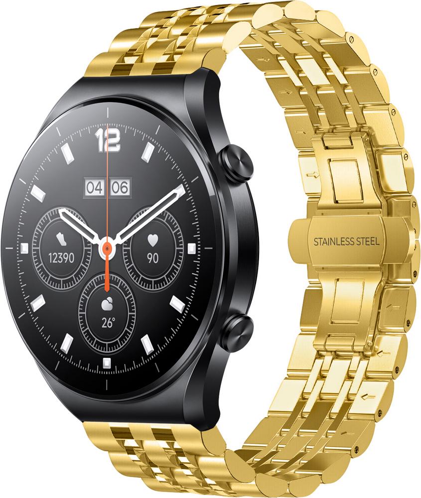 Браслет металлический Spinye для Xiaomi Watch S1 (Acttive) Gold (28964-2A)