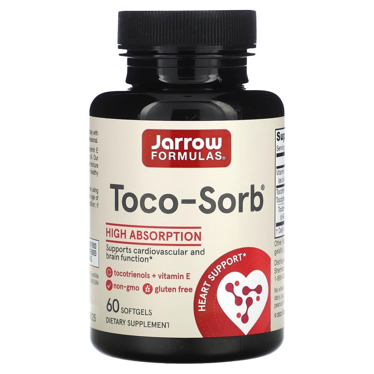 Комплекс Вітаміну Е Jarrow Formulas Toco-Sorb 60 капс.