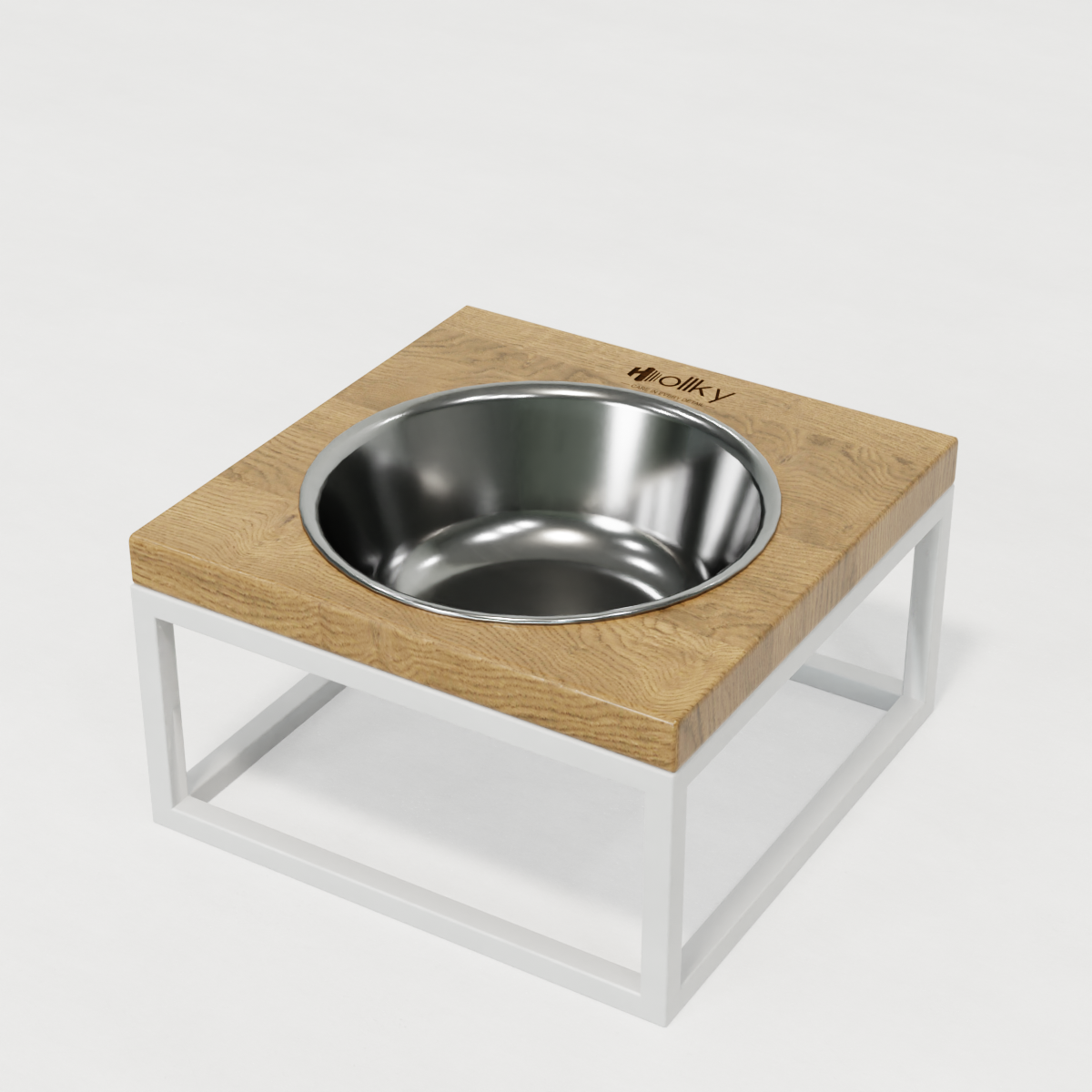 Миска на подставке для кошек и средних собак Hollky Base Solo M 0,8 л (M-212110-WHNT) - фото 9 Миска на подставке для кошек и средних собак Hollky Base Solo M 0,8 л (M-212110-WHNT) - фото 9