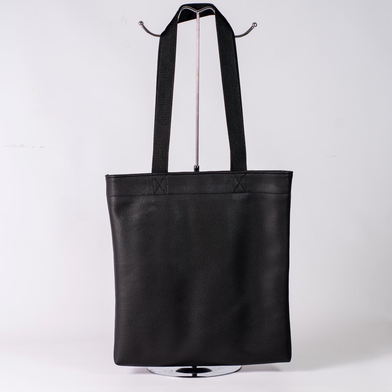 Сумка жіноча шопер XENIA № 35-24 з еко-шкіри Чорний - фото 1 Сумка жіноча шопер XENIA № 35-24 з еко-шкіри Чорний - фото 1