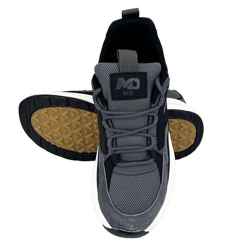 Кроссовки мужские комбинированные кожаные 2006-3 p. 44 27,5 см Серый