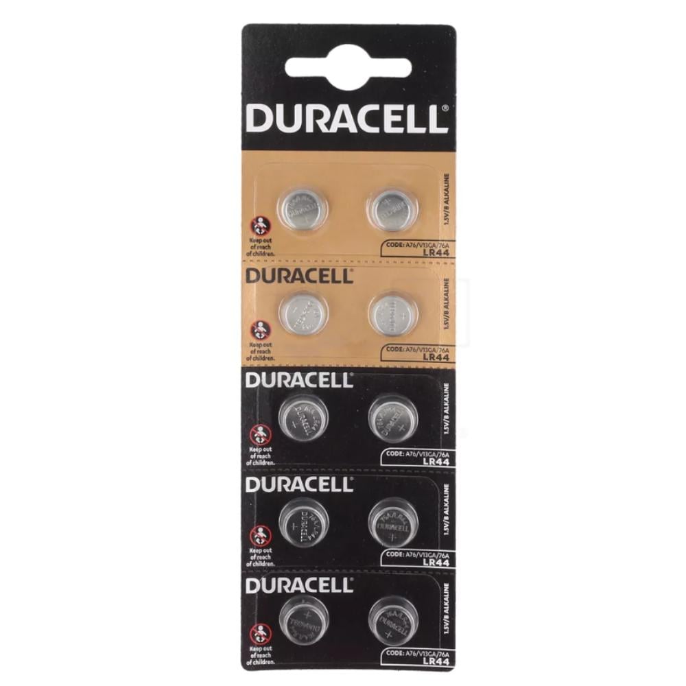 Батарейка Duracell LR44/A76 1,5V таблетка 10 шт. (5000394132061)