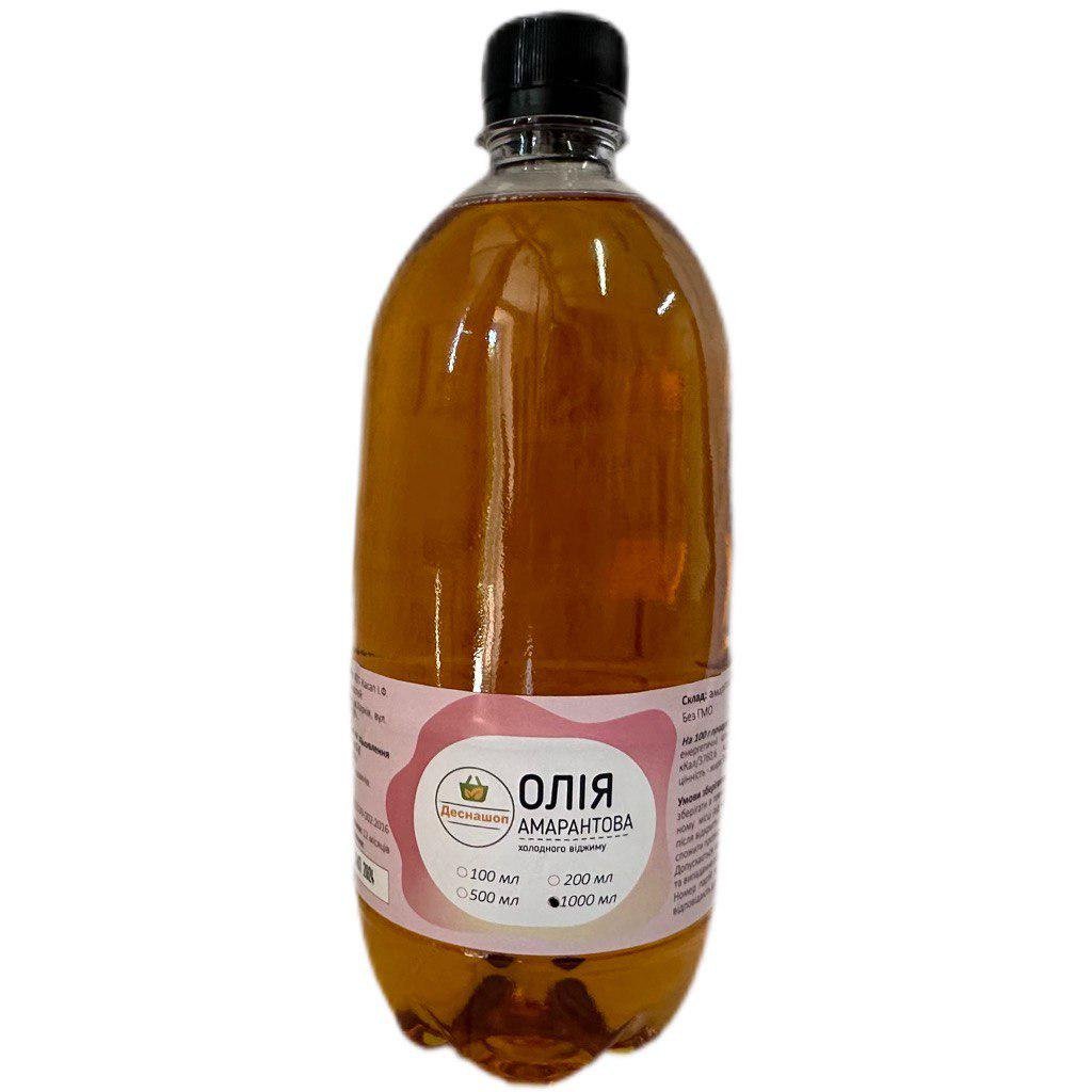 Масло амарантовое холодного отжима ПЕТ 1000 мл (75745)