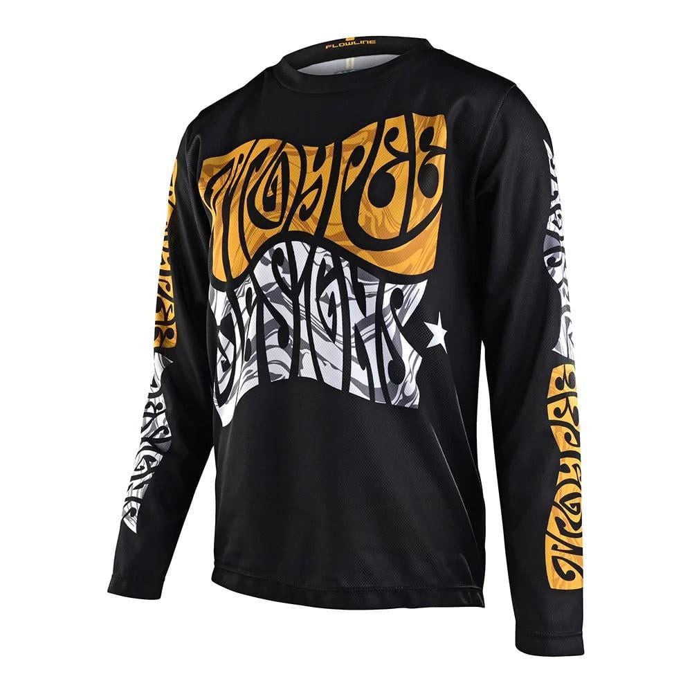 Джерси TLD Young FLOWLINE LS JERSEY Tripper BLk L (365952014)