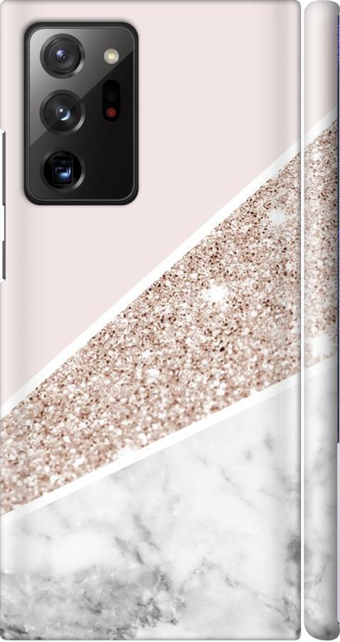 Чехол на Samsung Galaxy Note 20 Ultra Пастельный мрамор (4342m-2051-42517)