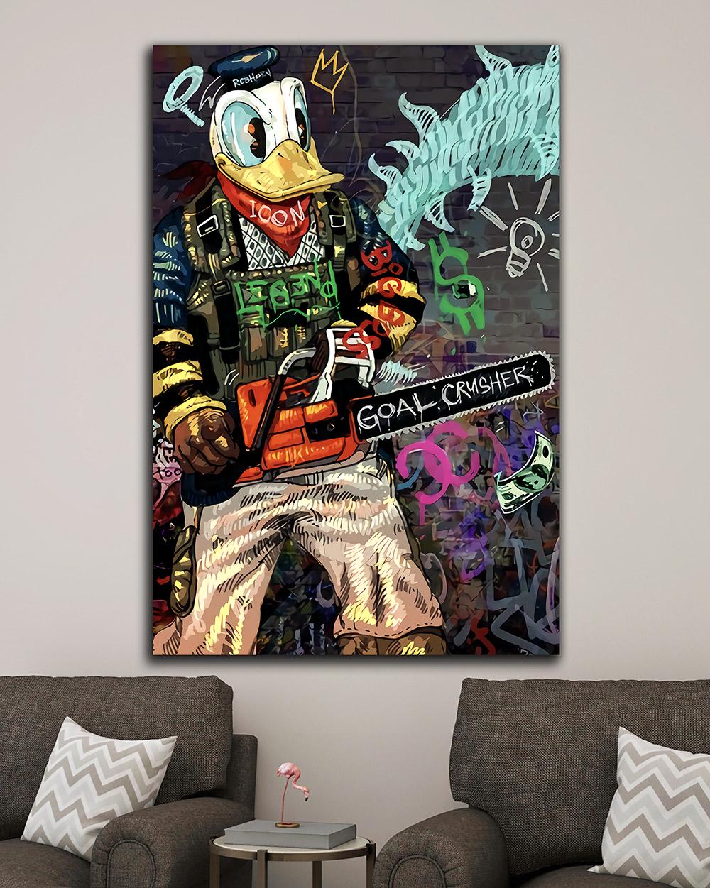 Картина для мотивации Donald Goal Crusher 60х90 см (MIX-016-1)